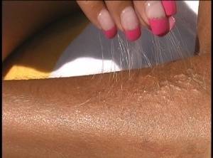 Amateur solo girl Lori Anderson has the longest arm hair ever seen on a woman on clubgf.com