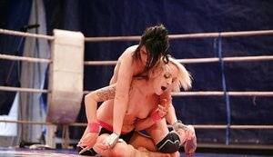 Wild catfight with two sporty lesbians Paige Fox and Lucy Bell on clubgf.com