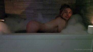Alinity Nude Bath Onlyfans Video Leaked on clubgf.com