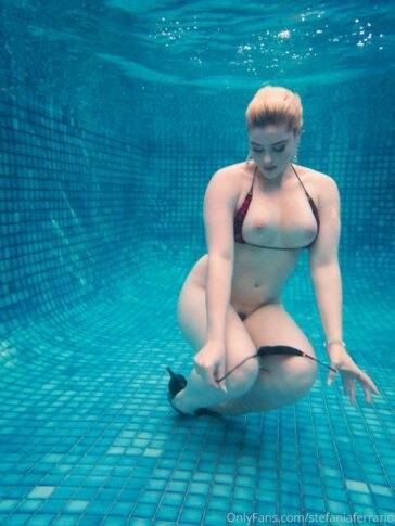 Stefania Ferrario Nude Underwater Pool Onlyfans Set Leaked - Australia on clubgf.com