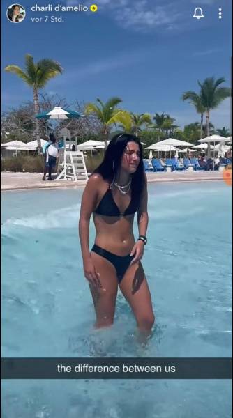 Charli D 19Amelio Bikini Wave Pool Video Leaked - Usa on clubgf.com