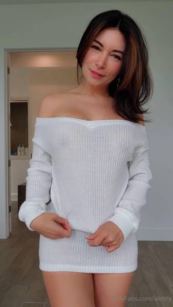 Alinity Nude Nipple See-Through Dress Onlyfans Video Leaked on clubgf.com